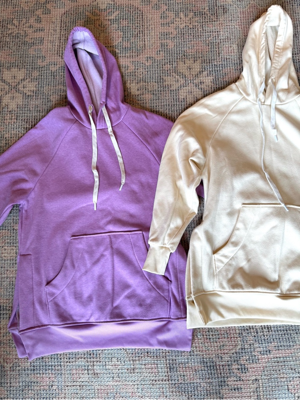 Pair of sweatshirts